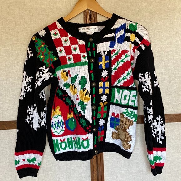Eagle's Eye Sweaters - Vintage The Eagle's Eye Christmas Sweater